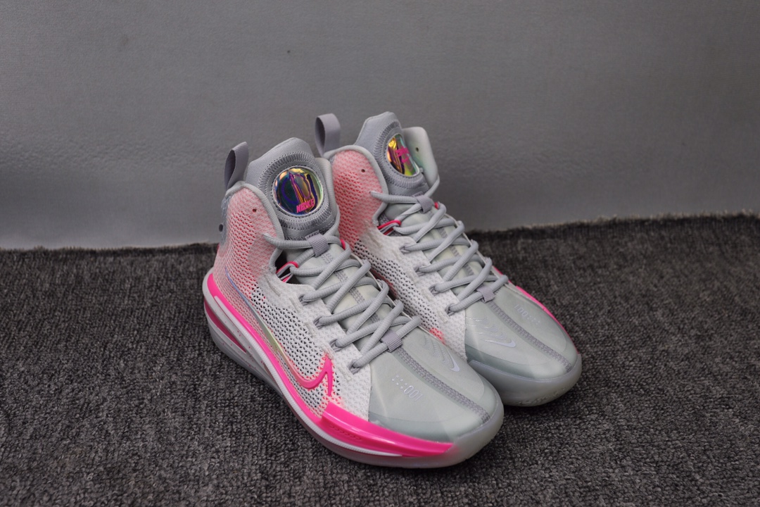 2022 NIKE AIR ZOOM G.T.JUMP EP Silver Grey Pink Shoes